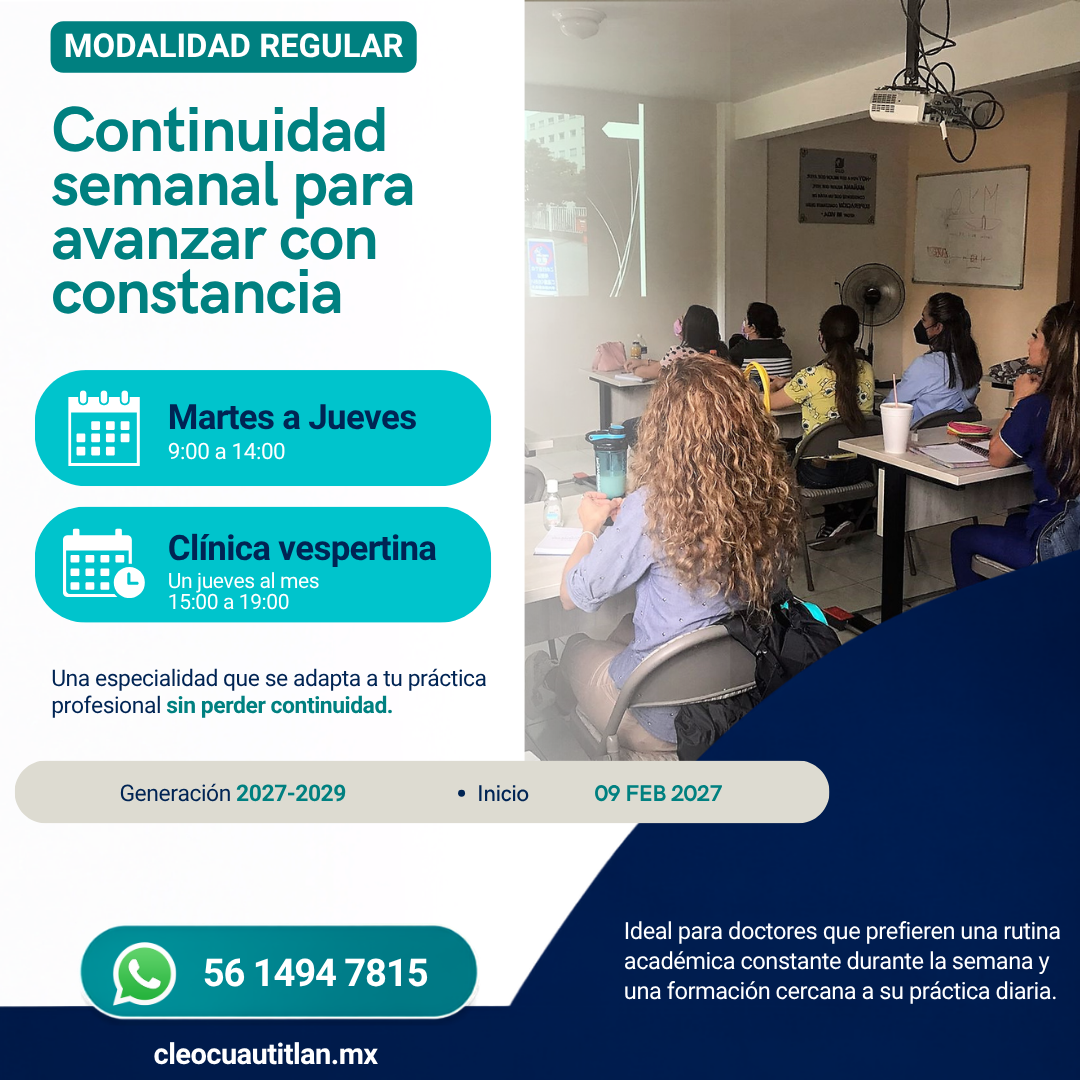 Especialidad en Ortodoncia