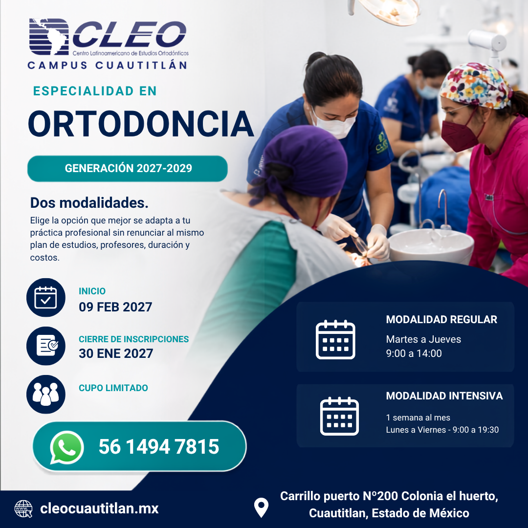 Especialidad en Ortodoncia